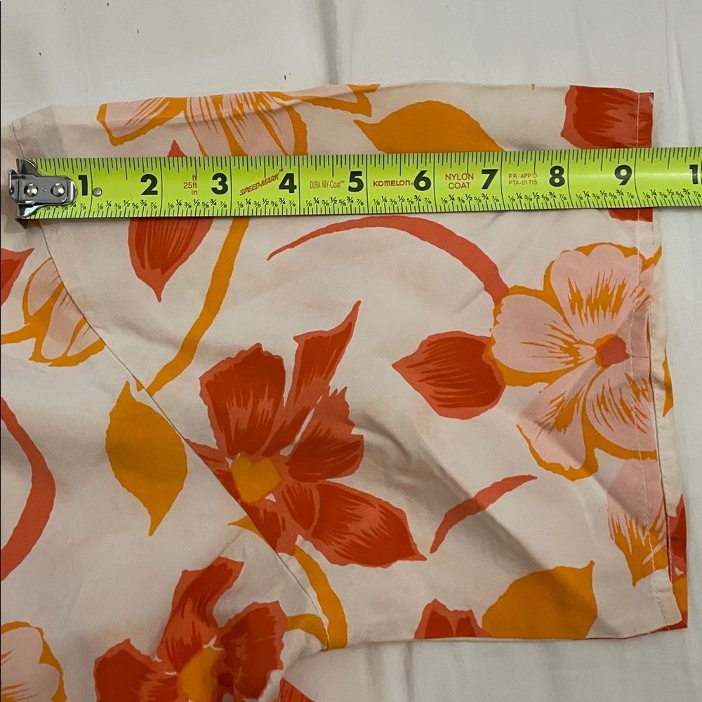 Finity Naturals VTG 90s Silk Hawaiian Floral Button Up Top Shirt Womens Size 6 - Picture 7 of 8